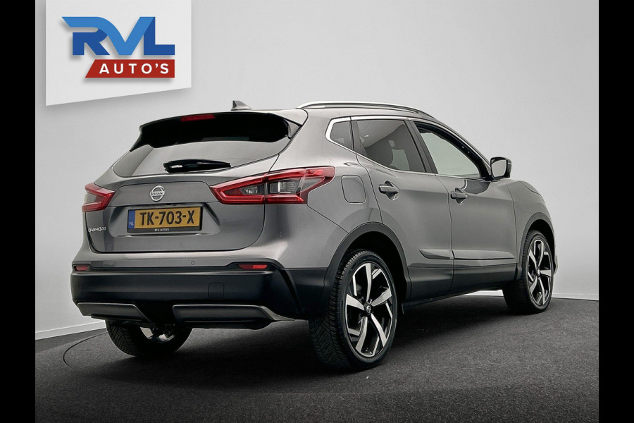 Nissan QASHQAI 1.2 Tekna Leder Navigatie Panoramadak Stoelverwarming Keyless Lane Assist Trekhaak Cruise Climate Control