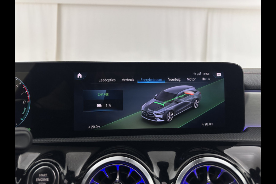 Mercedes-Benz CLA-Klasse Shooting Brake 250 e AMG Line ( Plug-in ) (INCL.BTW) *PANO | LEATHER-MICROFIBRE | MULTIBEAM-LED | AMBIENT-LIGT | BLIND-SPOT | HEATED-SPORTSEATS | WIDE-SCREEN-DIGICOCKPIT | DAB+ | NAVI-FULLMAP | CAMERA | PRIVACY-GLASS | TOWBAR | 19''A