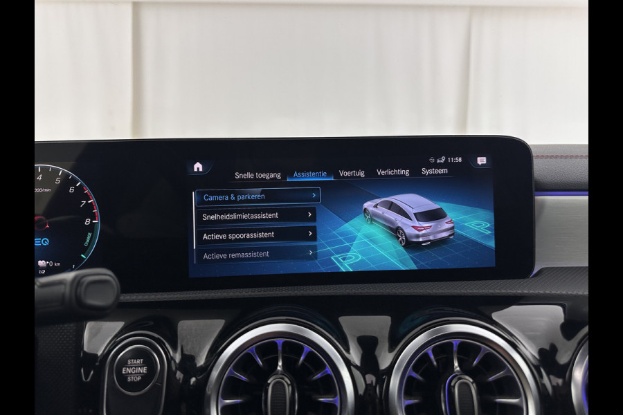 Mercedes-Benz CLA-Klasse Shooting Brake 250 e AMG Line ( Plug-in ) (INCL.BTW) *PANO | LEATHER-MICROFIBRE | MULTIBEAM-LED | AMBIENT-LIGT | BLIND-SPOT | HEATED-SPORTSEATS | WIDE-SCREEN-DIGICOCKPIT | DAB+ | NAVI-FULLMAP | CAMERA | PRIVACY-GLASS | TOWBAR | 19''A