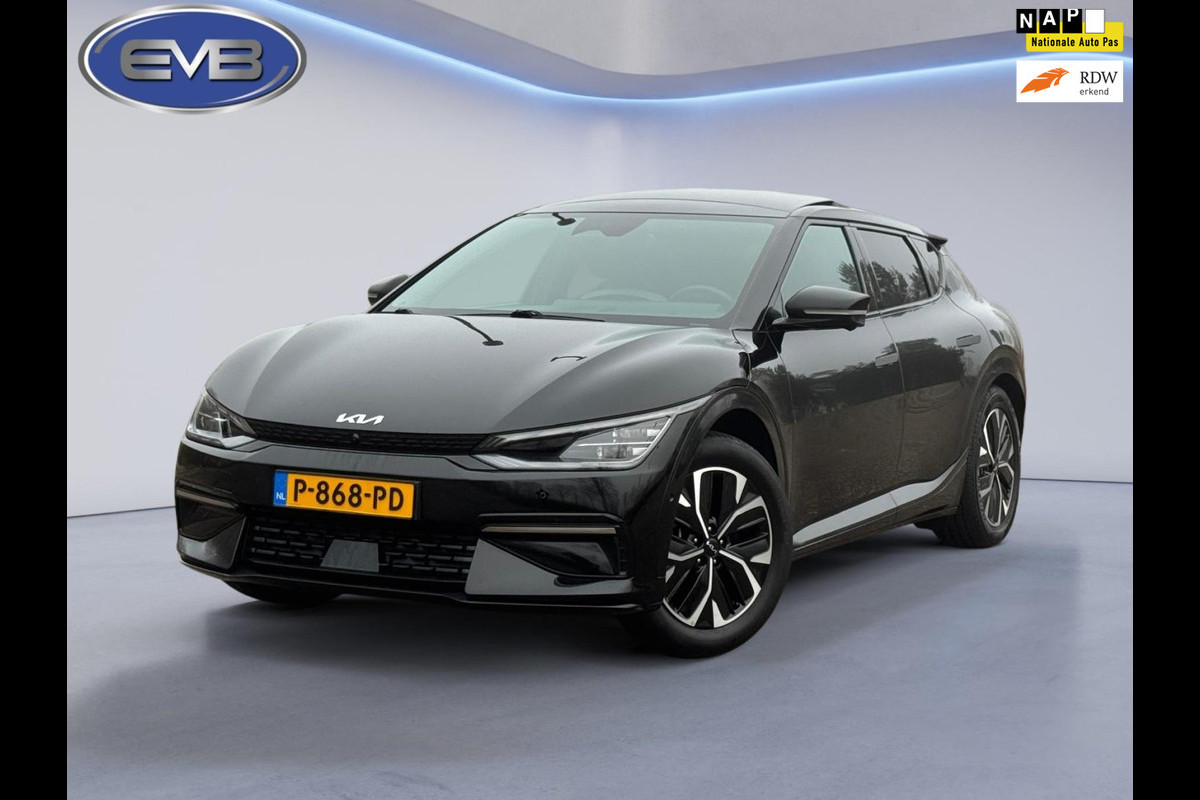 Kia Ev6 GT-Line 77.4 kWh panoramadak, soh waarde 100 procent, trekhaak, meridian, alle opties, 1 e eigenaar, NL auto met nap