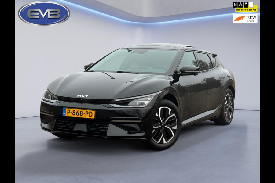 Kia Ev6 GT-Line 77.4 kWh panoramadak, soh waarde 100 procent, trekhaak, meridian, alle opties, 1 e eigenaar, NL auto met nap