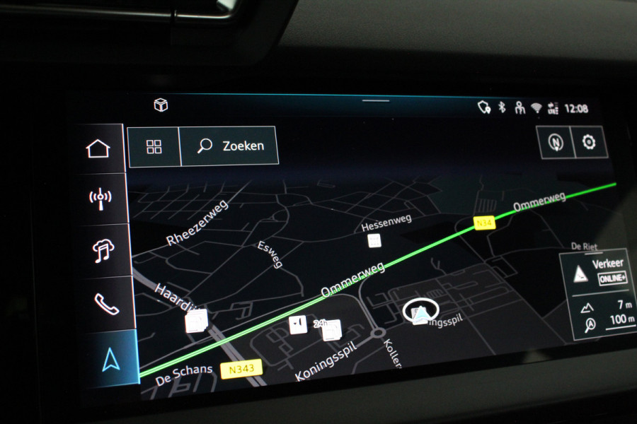 Audi A3 Sportback 30 TFSI S line edition Pano.schuif/Daytona Gray/Optiek Zwart plus pakket/18 inch RS/Camera...