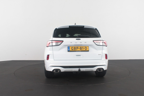 Ford Kuga 2.5 PHEV ST-Line X 225pk > Winterpakket/Trekhaak/all season/Frozen White/Plug-in hybride