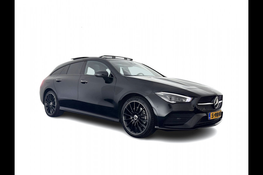 Mercedes-Benz CLA-Klasse Shooting Brake 250 e AMG Line ( Plug-in ) (INCL.BTW) *PANO | LEATHER-MICROFIBRE | MULTIBEAM-LED | AMBIENT-LIGT | BLIND-SPOT | HEATED-SPORTSEATS | WIDE-SCREEN-DIGICOCKPIT | DAB+ | NAVI-FULLMAP | CAMERA | PRIVACY-GLASS | TOWBAR | 19''A