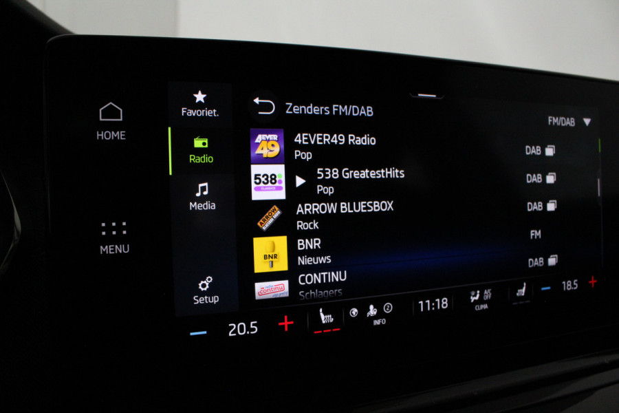 Škoda Octavia 1.5 e-TSI Business Edition Plus 150pk DSG/Lava Blue Metallic/Cruise control adaptief