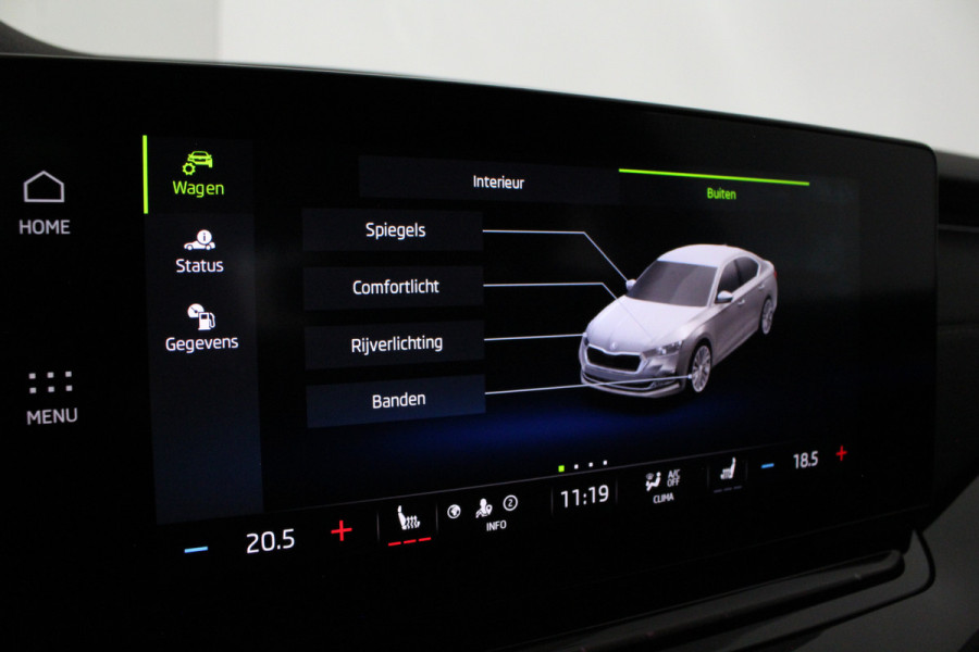 Škoda Octavia 1.5 e-TSI Business Edition Plus 150pk DSG/Lava Blue Metallic/Cruise control adaptief