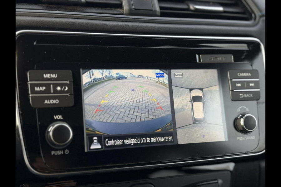 Nissan Leaf N-Connecta 40 kWh (SoH 90%!) | Navi, Carplay/Android, 360camera, ACC, Stoel+Stuur+Achterbankverw. |