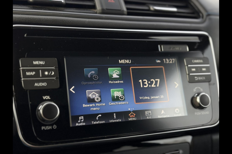 Nissan Leaf N-Connecta 40 kWh (SoH 90%!) | Navi, Carplay/Android, 360camera, ACC, Stoel+Stuur+Achterbankverw. |