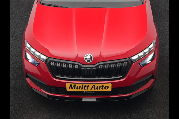 Škoda Kamiq 1.0 TSI Monte Carlo 116pk DSG Dealer O.H. | Panodak | Apple Carplay | RS Sportstoelen Verwarmd | LED Koplampen | Cruise Control | DAB | 18"L.M |