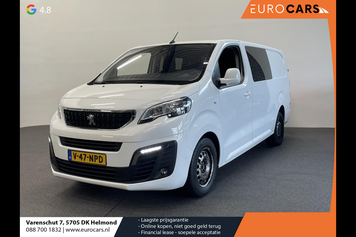 Peugeot Expert 2.0 BlueHDI 120 L3H1 Asphalt Dubbele Cabine Automaat Trekhaak Navigatie Apple Carplay/Android Auto Parkeersensoren Cruise Control Airco