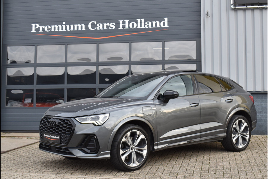 Audi Q3 Sportback 45 TFSI e S-Line 245 Pk Pano Sfeer Keyless Camera Navi Full Led 20 Inch