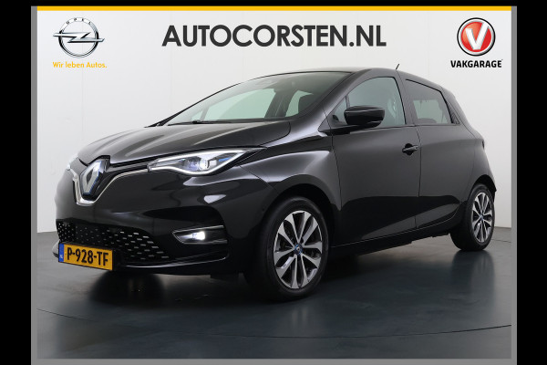 Renault ZOE R135 Intens 52 kWh SOH 92% Fase 3 Warmtepomp Apple Carplay Android Auto Navi Ecc Cruise Control Camera Pdc Lane Assist Stoel+Stuurverwarming Regen-Lichtsensor Parkeerhulp Dodehoek Lmv Privacy Glas Facelift model Eigen Accu Zeer compleet