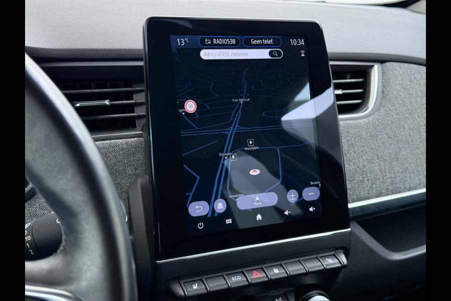 Renault ZOE R135 Intens 52 kWh SOH 92% Fase 3 Warmtepomp Apple Carplay Android Auto Navi Ecc Cruise Control Camera Pdc Lane Assist Stoel+Stuurverwarming Regen-Lichtsensor Parkeerhulp Dodehoek Lmv Privacy Glas Facelift model Eigen Accu Zeer compleet