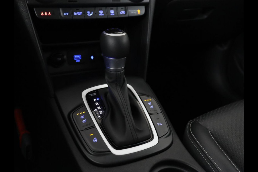 Hyundai Kona 1.6 GDI HEV Premium | Leder | Stoelventilatie | Adaptive cruise | Head-Up | Carplay | Camera | Achterbankverwarming | Navigatie | Keyless | Climate control