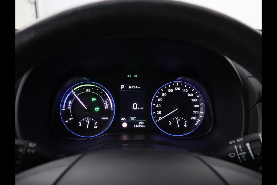 Hyundai Kona 1.6 GDI HEV Premium | Leder | Stoelventilatie | Adaptive cruise | Head-Up | Carplay | Camera | Achterbankverwarming | Navigatie | Keyless | Climate control