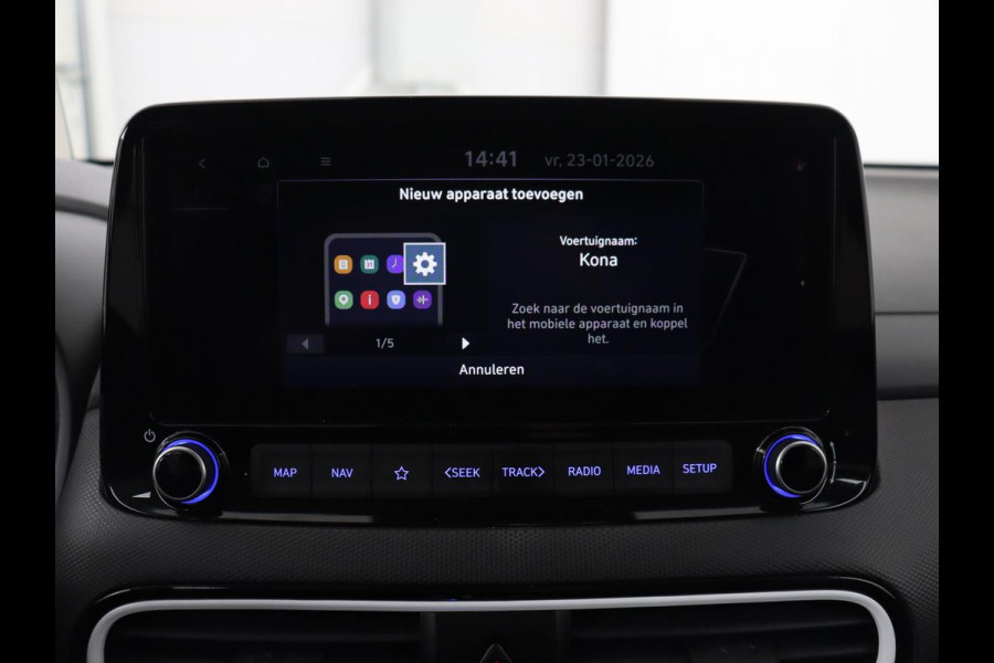 Hyundai Kona 1.6 GDI HEV Premium | Leder | Stoelventilatie | Adaptive cruise | Head-Up | Carplay | Camera | Achterbankverwarming | Navigatie | Keyless | Climate control