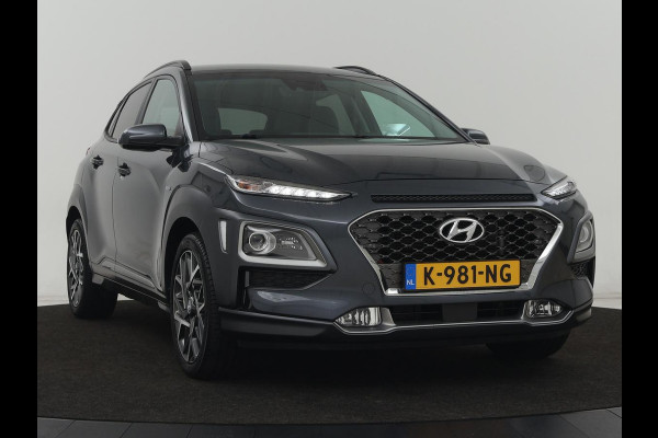 Hyundai Kona 1.6 GDI HEV Premium | Leder | Stoelventilatie | Adaptive cruise | Head-Up | Carplay | Camera | Achterbankverwarming | Navigatie | Keyless | Climate control