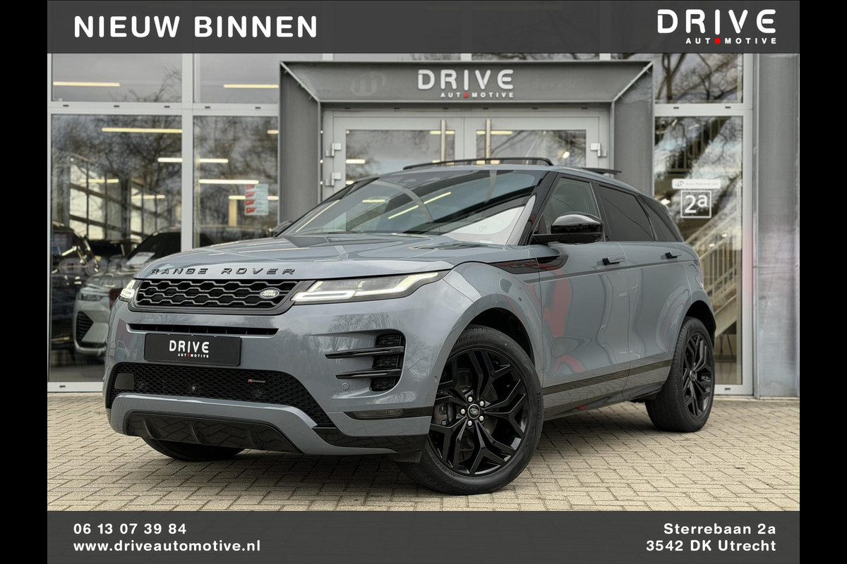 Land Rover Range Rover Evoque 1.5 P300e AWD R-Dynamic SE Black Style|Schuif/kantel dak|Meridian|Sfeer|Winterpakket