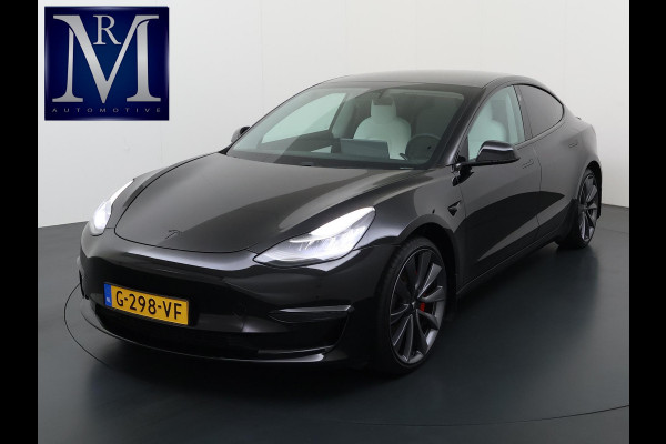 Tesla Model 3 Performance AWD 75 kWh VAN €24.900,- NU VOOR SLECHTS €21.440,- Uw LENTEVOORDEEL €3.460,- |SOH 86% | 20 inch velgen (als nieuw) | Zeer nette staat | Rijklaar geleverd incl. 12 mnd Bovag-garantie | Tesla fabrieksgarantie op de hoogvolt accu t/m 13-12-2027 of 192.000 km