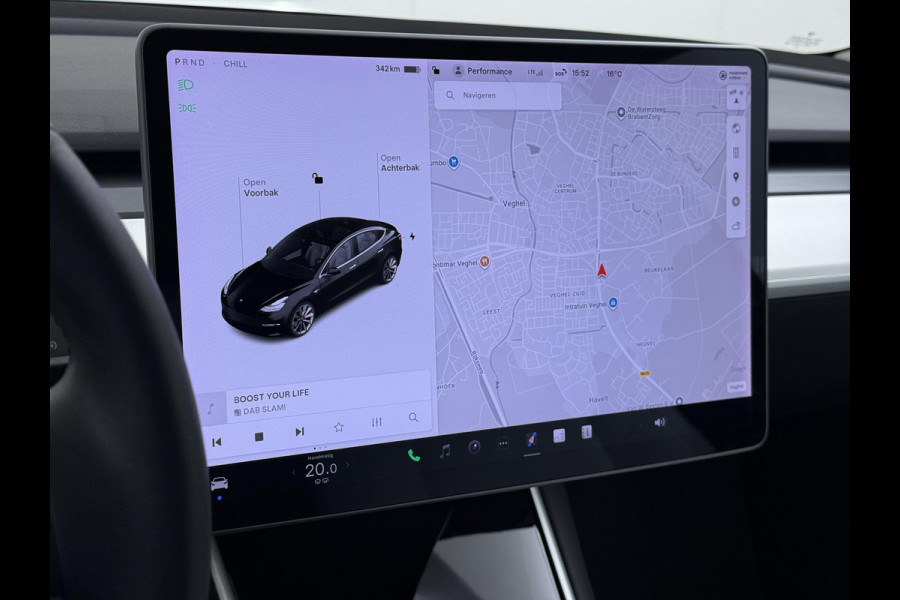 Tesla Model 3 Performance AWD 75 kWh VAN €24.900,- NU VOOR SLECHTS €21.440,- Uw LENTEVOORDEEL €3.460,- |SOH 86% | 20 inch velgen (als nieuw) | Zeer nette staat | Rijklaar geleverd incl. 12 mnd Bovag-garantie | Tesla fabrieksgarantie op de hoogvolt accu t/m 13-12-2027 of 192.000 km