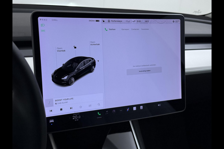 Tesla Model 3 Performance AWD 75 kWh VAN €24.900,- NU VOOR SLECHTS €21.440,- Uw LENTEVOORDEEL €3.460,- |SOH 86% | 20 inch velgen (als nieuw) | Zeer nette staat | Rijklaar geleverd incl. 12 mnd Bovag-garantie | Tesla fabrieksgarantie op de hoogvolt accu t/m 13-12-2027 of 192.000 km