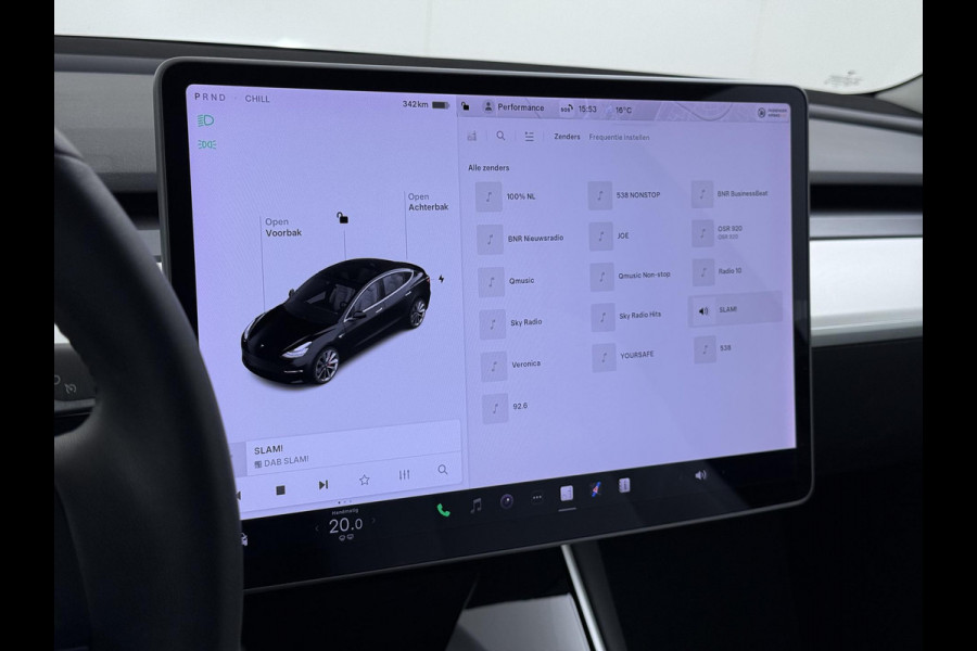 Tesla Model 3 Performance AWD 75 kWh VAN €24.900,- NU VOOR SLECHTS €21.440,- Uw LENTEVOORDEEL €3.460,- |SOH 86% | 20 inch velgen (als nieuw) | Zeer nette staat | Rijklaar geleverd incl. 12 mnd Bovag-garantie | Tesla fabrieksgarantie op de hoogvolt accu t/m 13-12-2027 of 192.000 km
