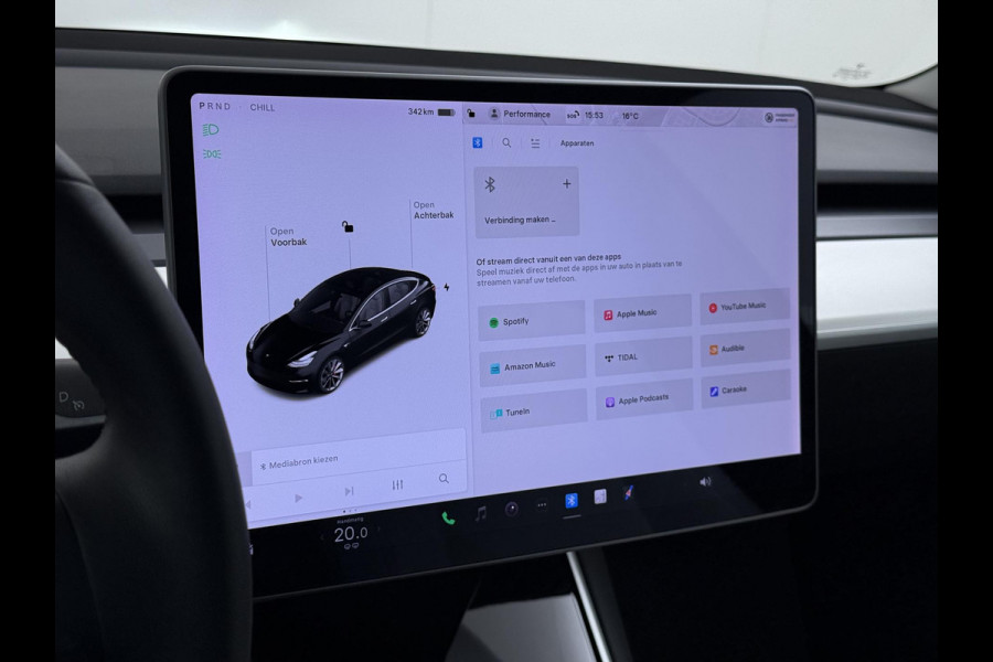 Tesla Model 3 Performance AWD 75 kWh VAN €24.900,- NU VOOR SLECHTS €21.440,- Uw LENTEVOORDEEL €3.460,- |SOH 86% | 20 inch velgen (als nieuw) | Zeer nette staat | Rijklaar geleverd incl. 12 mnd Bovag-garantie | Tesla fabrieksgarantie op de hoogvolt accu t/m 13-12-2027 of 192.000 km