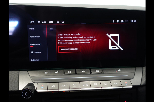 Opel Astra 1.2 130pk GS Line Automaat | Climate control | Adaptive cruise control | LED | Stoel/Stuur | Verwarming | Camera | Sfeer Verlichting | Apple carplay/ Android auto