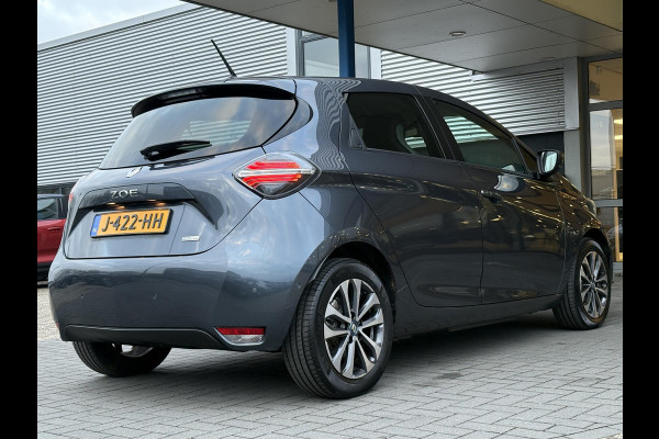 Renault ZOE R135 Intens 52 kWh | Accuhuur | DC Lader | Easy Link 9'' | Dodehoeksensoren | Climate Control | Cruise Control | Achteruitrijcamera | Navi |