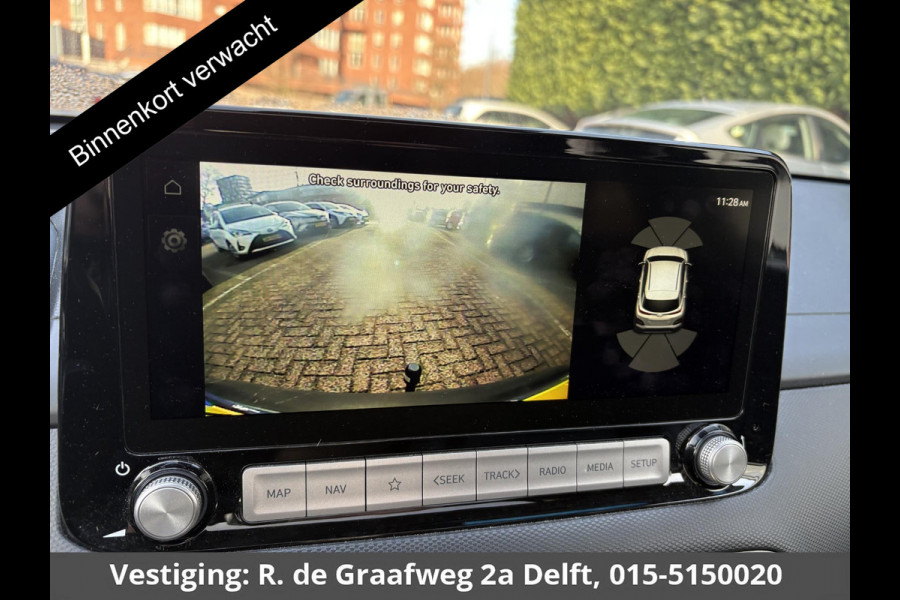 Hyundai Kona EV Premium 64 kWh | Stuur-& Stoelverwarming | Apple Carplay&AndroidAUTO | Leder | Camera |