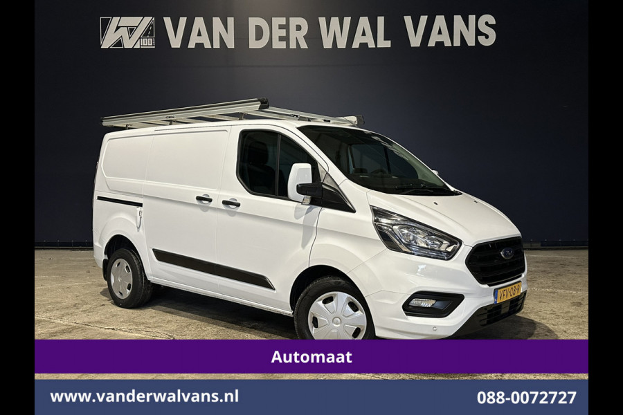 Ford Transit Custom 2.0 TDCI 130pk Automaat L1H1 Euro6 Airco | 2x zijdeur | Navigatie | LED | Cruisecontrol | Imperiaal | Stoelverwarming Trekhaak, Parkeersensoren