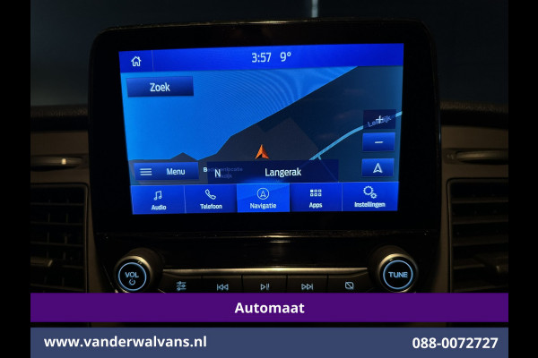 Ford Transit Custom 2.0 TDCI 130pk Automaat L1H1 Euro6 Airco | 2x zijdeur | Navigatie | LED | Cruisecontrol | Imperiaal | Stoelverwarming Trekhaak, Parkeersensoren
