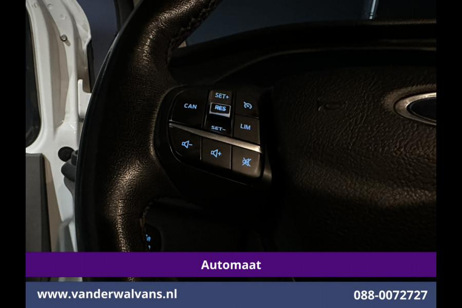 Ford Transit Custom 2.0 TDCI 130pk Automaat L1H1 Euro6 Airco | 2x zijdeur | Navigatie | LED | Cruisecontrol | Imperiaal | Stoelverwarming Trekhaak, Parkeersensoren