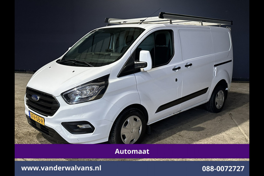 Ford Transit Custom 2.0 TDCI 130pk Automaat L1H1 Euro6 Airco | 2x zijdeur | Navigatie | LED | Cruisecontrol | Imperiaal | Stoelverwarming Trekhaak, Parkeersensoren