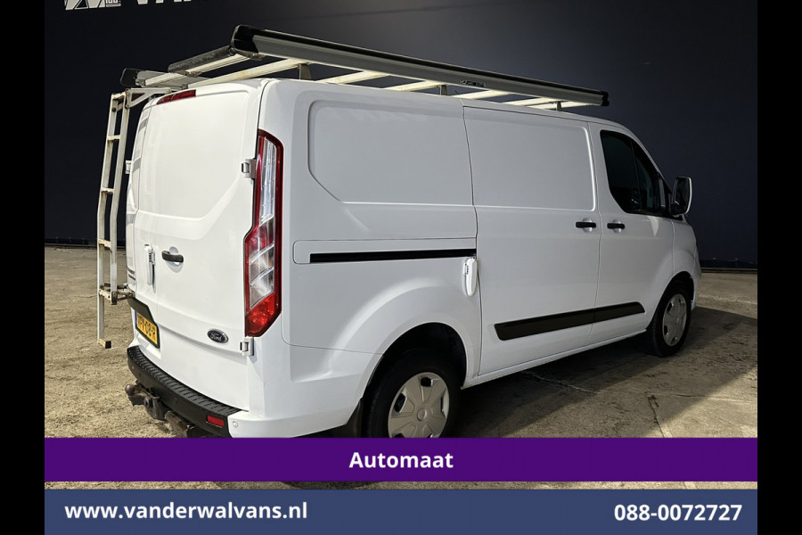 Ford Transit Custom 2.0 TDCI 130pk Automaat L1H1 Euro6 Airco | 2x zijdeur | Navigatie | LED | Cruisecontrol | Imperiaal | Stoelverwarming Trekhaak, Parkeersensoren