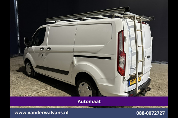 Ford Transit Custom 2.0 TDCI 130pk Automaat L1H1 Euro6 Airco | 2x zijdeur | Navigatie | LED | Cruisecontrol | Imperiaal | Stoelverwarming Trekhaak, Parkeersensoren