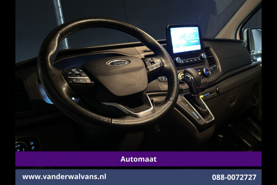 Ford Transit Custom 2.0 TDCI 130pk Automaat L1H1 Euro6 Airco | 2x zijdeur | Navigatie | LED | Cruisecontrol | Imperiaal | Stoelverwarming Trekhaak, Parkeersensoren