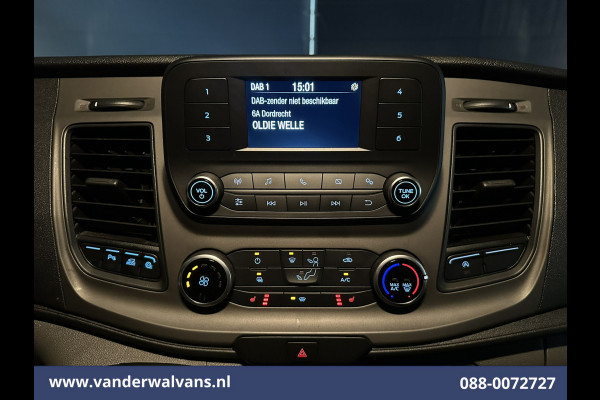 Ford Transit 2.0 TDCI 131pk L4H3 Jumbo Euro6 Airco | Camera | Cruisecontrol | Stoelverwarming | Verwarmde voorruit Parkeersensoren, Bijrijdersbank