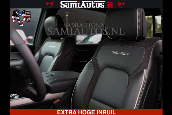 Dodge Ram LARAMIE SPORT | V8 5.7 402PK | Krachtige Hemi | Panorama Dak | 12' Scherm | LPG | Comfortabele Dubbele Cabine met Royale 5 Zitplaatsen | NIEUW EN BPM vrij | Nu Leverbaar uit Voorraad | Nr 2526-41272 |