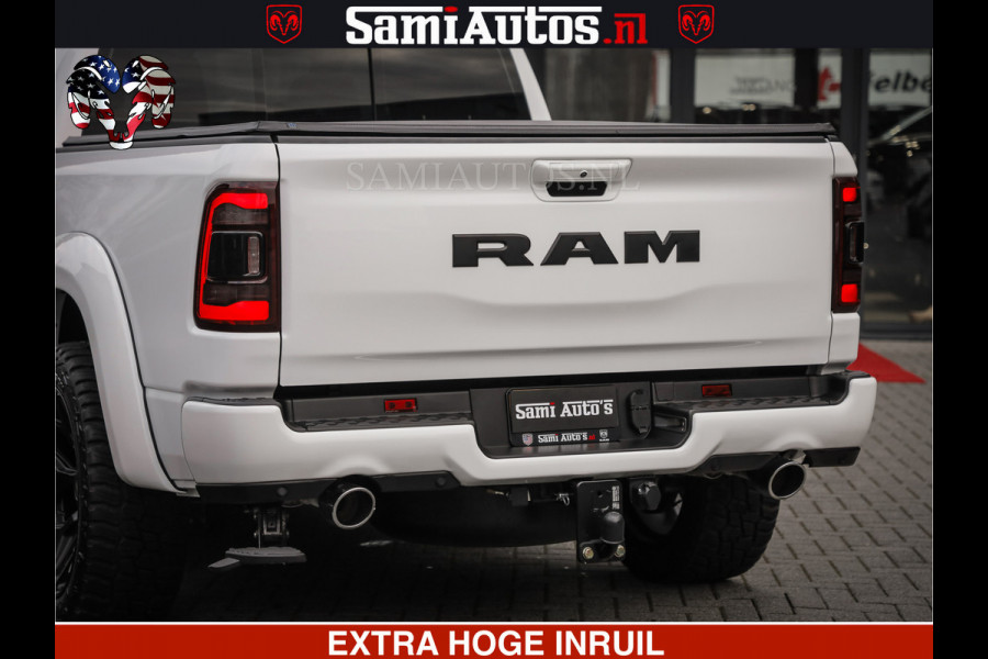 Dodge Ram LARAMIE SPORT | V8 5.7 402PK | Krachtige Hemi | Panorama Dak | 12' Scherm | LPG | Comfortabele Dubbele Cabine met Royale 5 Zitplaatsen | NIEUW EN BPM vrij | Nu Leverbaar uit Voorraad | Nr 2526-41272 |