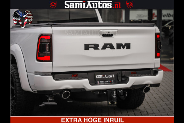 Dodge Ram LARAMIE SPORT | V8 5.7 402PK | Krachtige Hemi | Panorama Dak | 12' Scherm | LPG | Comfortabele Dubbele Cabine met Royale 5 Zitplaatsen | NIEUW EN BPM vrij | Nu Leverbaar uit Voorraad | Nr 2526-41272 |