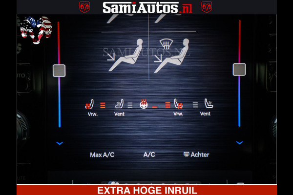 Dodge Ram LARAMIE SPORT | V8 5.7 402PK | Krachtige Hemi | Panorama Dak | 12' Scherm | LPG | Comfortabele Dubbele Cabine met Royale 5 Zitplaatsen | NIEUW EN BPM vrij | Nu Leverbaar uit Voorraad | Nr 2526-41272 |