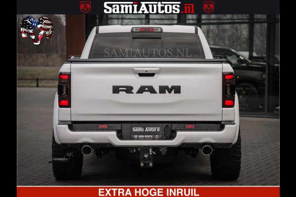 Dodge Ram LARAMIE SPORT | V8 5.7 402PK | Krachtige Hemi | Panorama Dak | 12' Scherm | LPG | Comfortabele Dubbele Cabine met Royale 5 Zitplaatsen | NIEUW EN BPM vrij | Nu Leverbaar uit Voorraad | Nr 2526-41272 |