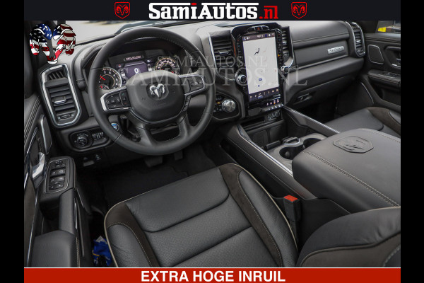 Dodge Ram LARAMIE SPORT | V8 5.7 402PK | Krachtige Hemi | Panorama Dak | 12' Scherm | LPG | Comfortabele Dubbele Cabine met Royale 5 Zitplaatsen | NIEUW EN BPM vrij | Nu Leverbaar uit Voorraad | Nr 2526-41272 |