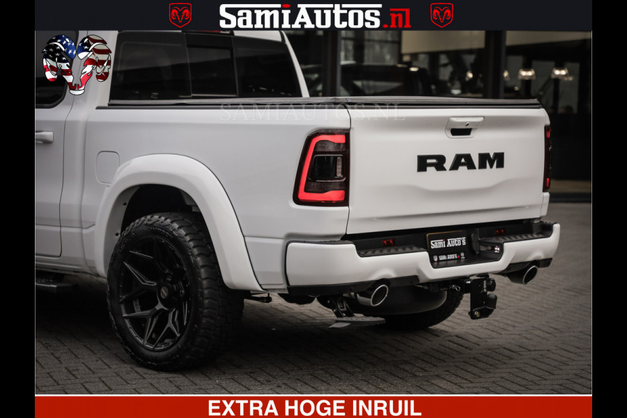 Dodge Ram LARAMIE SPORT | V8 5.7 402PK | Krachtige Hemi | Panorama Dak | 12' Scherm | LPG | Comfortabele Dubbele Cabine met Royale 5 Zitplaatsen | NIEUW EN BPM vrij | Nu Leverbaar uit Voorraad | Nr 2526-41272 |