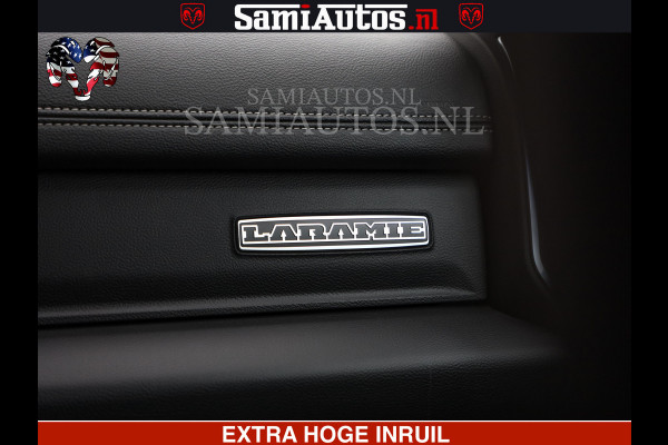 Dodge Ram LARAMIE SPORT | V8 5.7 402PK | Krachtige Hemi | Panorama Dak | 12' Scherm | LPG | Comfortabele Dubbele Cabine met Royale 5 Zitplaatsen | NIEUW EN BPM vrij | Nu Leverbaar uit Voorraad | Nr 2526-41272 |