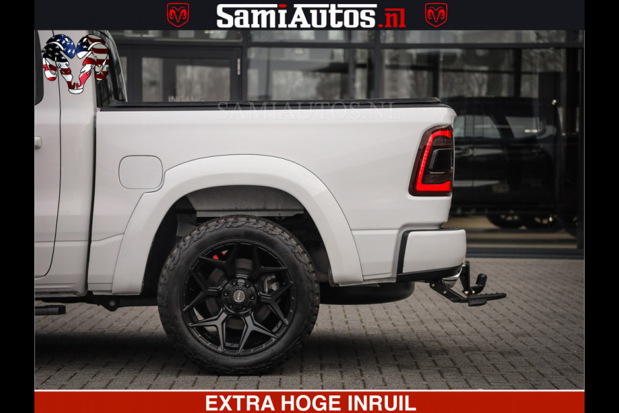 Dodge Ram LARAMIE SPORT | V8 5.7 402PK | Krachtige Hemi | Panorama Dak | 12' Scherm | LPG | Comfortabele Dubbele Cabine met Royale 5 Zitplaatsen | NIEUW EN BPM vrij | Nu Leverbaar uit Voorraad | Nr 2526-41272 |