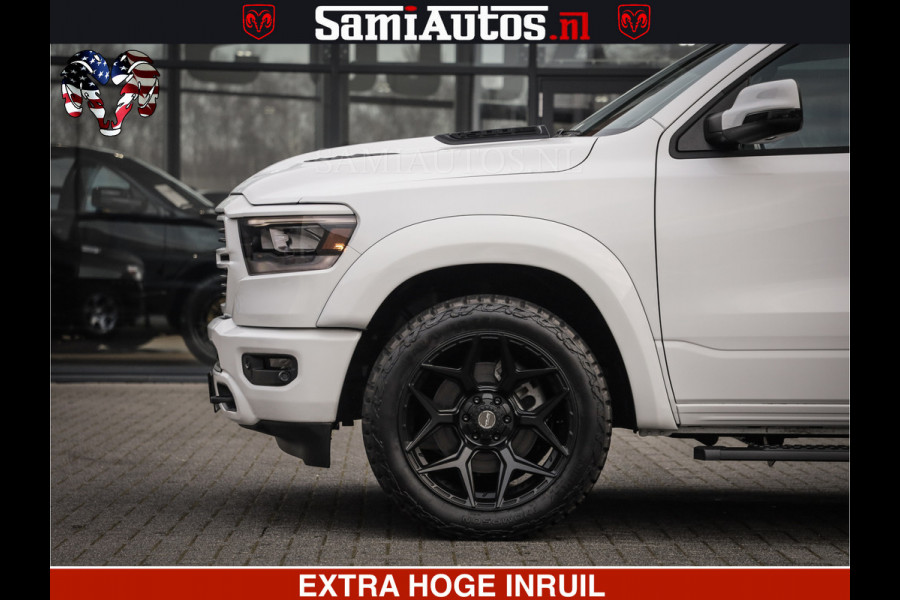 Dodge Ram LARAMIE SPORT | V8 5.7 402PK | Krachtige Hemi | Panorama Dak | 12' Scherm | LPG | Comfortabele Dubbele Cabine met Royale 5 Zitplaatsen | NIEUW EN BPM vrij | Nu Leverbaar uit Voorraad | Nr 2526-41272 |