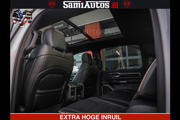 Dodge Ram LARAMIE SPORT | V8 5.7 402PK | Krachtige Hemi | Panorama Dak | 12' Scherm | LPG | Comfortabele Dubbele Cabine met Royale 5 Zitplaatsen | NIEUW EN BPM vrij | Nu Leverbaar uit Voorraad | Nr 2526-41272 |