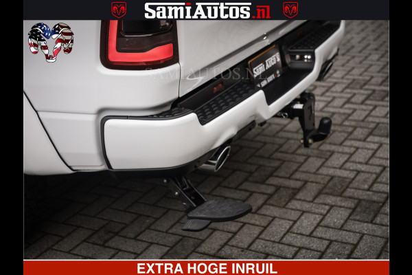 Dodge Ram LARAMIE SPORT | V8 5.7 402PK | Krachtige Hemi | Panorama Dak | 12' Scherm | LPG | Comfortabele Dubbele Cabine met Royale 5 Zitplaatsen | NIEUW EN BPM vrij | Nu Leverbaar uit Voorraad | Nr 2526-41272 |